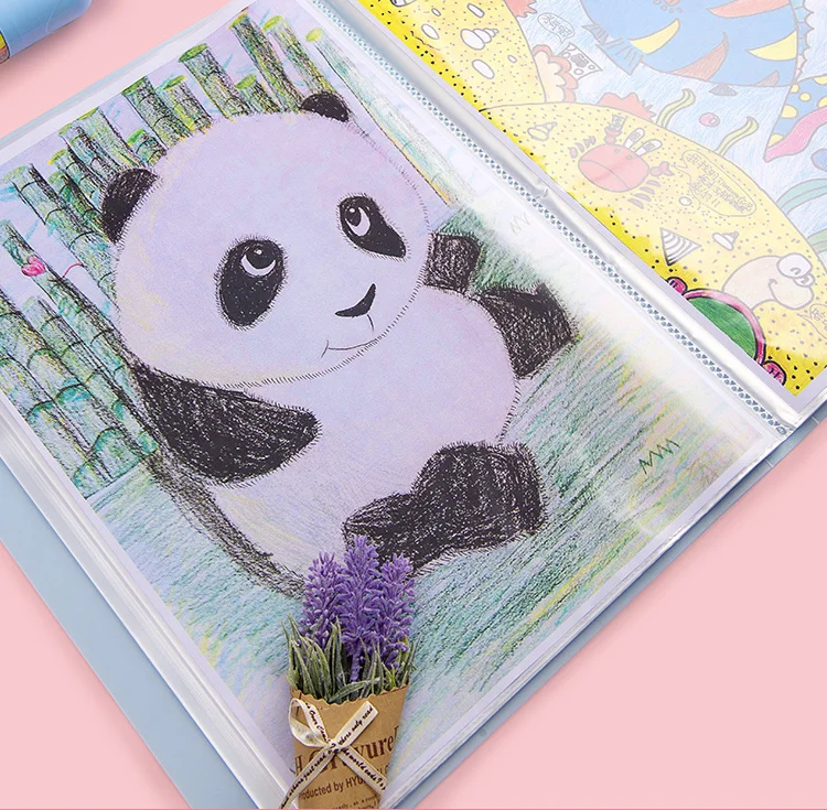 Простой и свежий буклет А4/А3 обзор на 30/40 страниц папка для бумаги А3 проектной