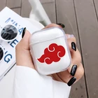 Японский аниме AKatsuki The Red Cloud Soft чехол из ТПУ для Apple AirPods 2 PRO Прозрачный чехол для наушников Airpods 2 PRO Funda Capa