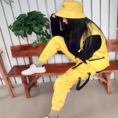 Children'S Jazz Dance Costumes Boys Street Dance Set Hip Hop Clothing For Girls Hiphop Pocket Set Ballroom Stage Outfits DQS306