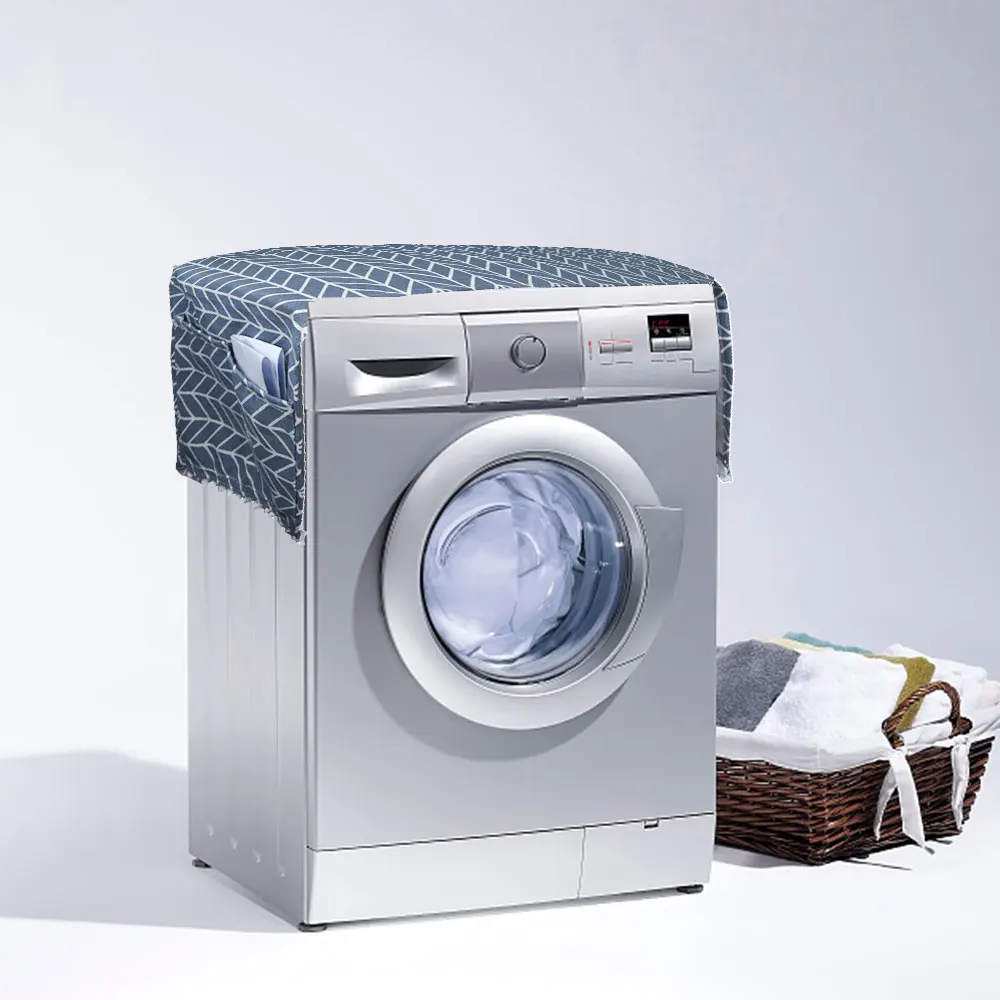 Чехол из хлопка и льна для холодильника стиральной машины микроволновой печи сетчатый пылезащитный чехол