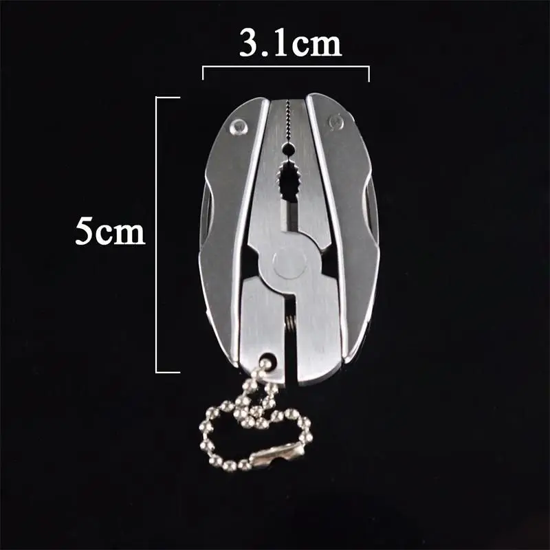 Нержавеющая сталь открытый Портативный многофункциональные плоскогубцы Ножи