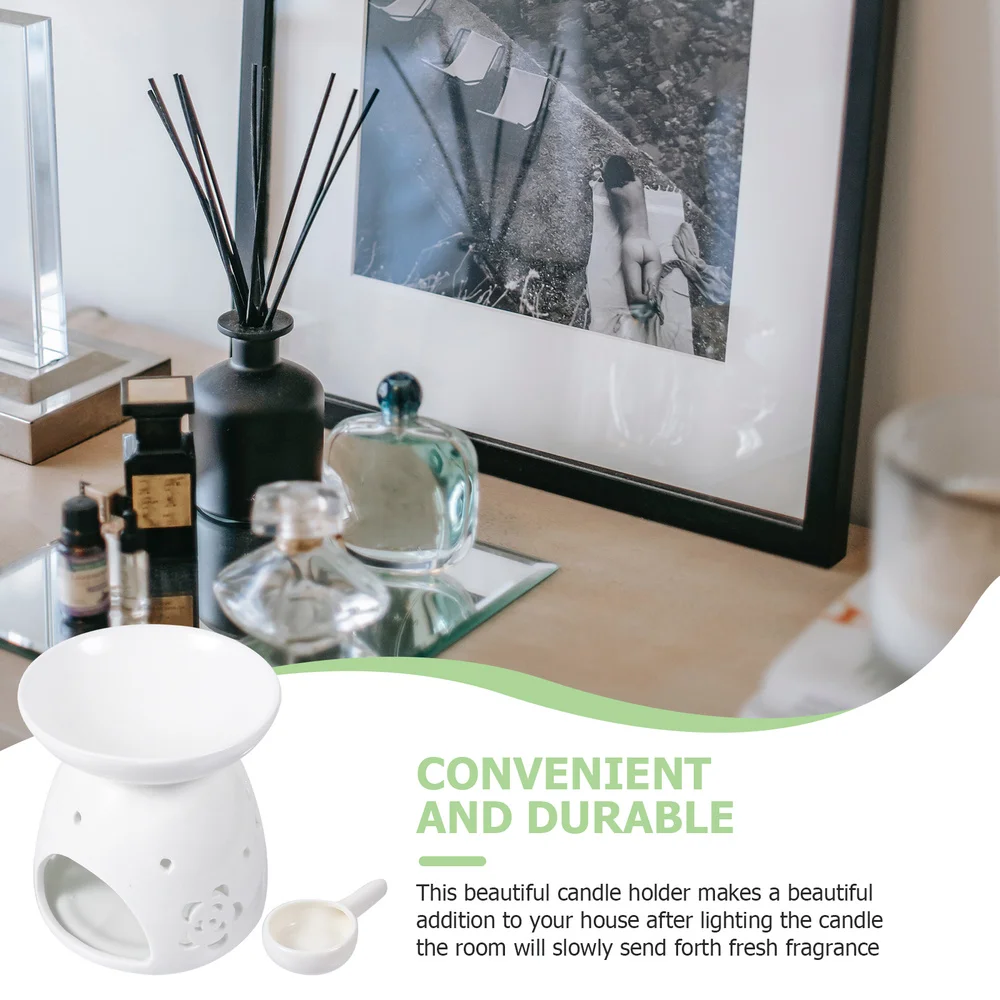 

1 Pc Creative Candle Support Table Decoration Beautiful Candle Rack (White)