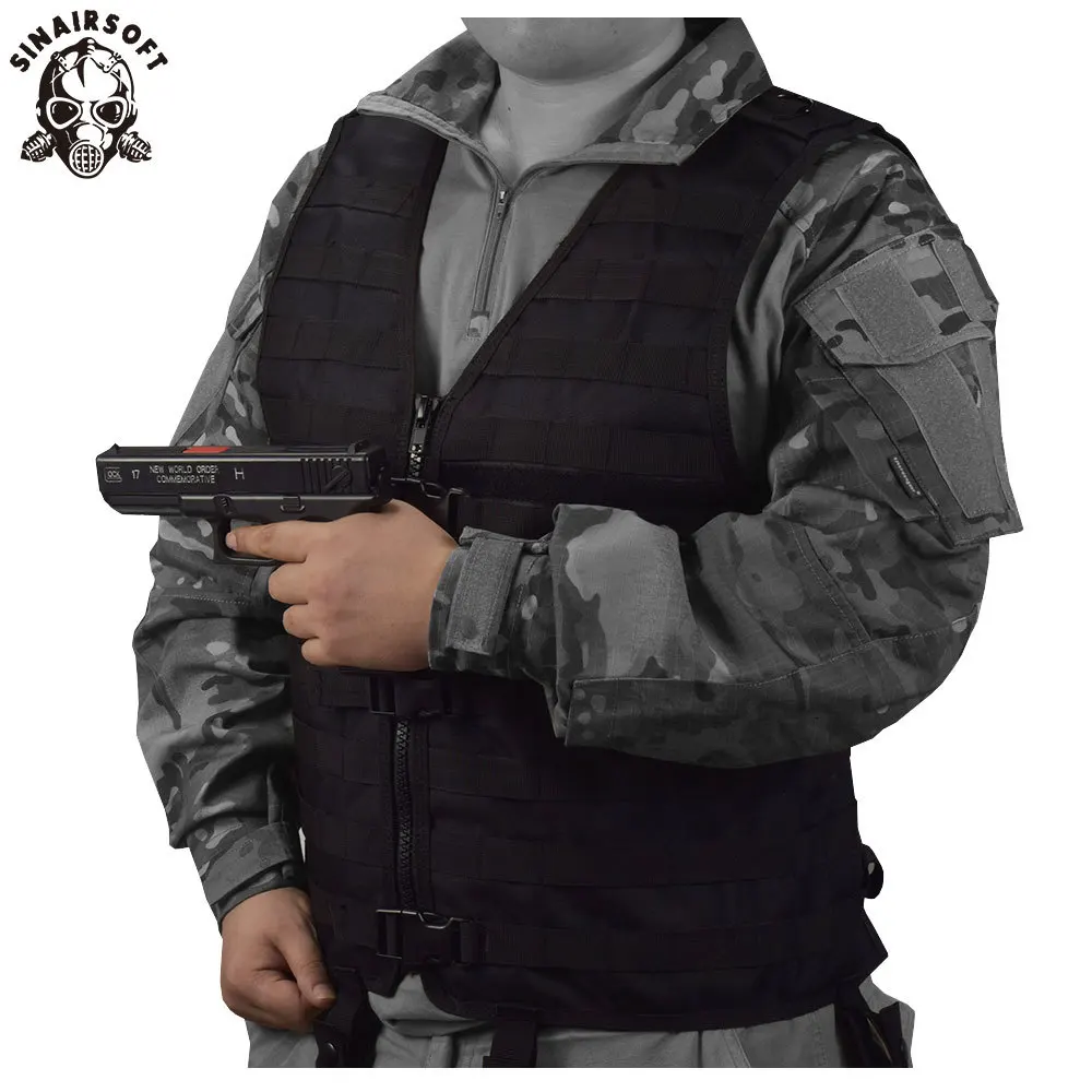 SINAIRSOFT Molle airsoft тактический жилет Камуфляжный жилет армейский военный CS открытый рыбалка охота снаряжение LY1802