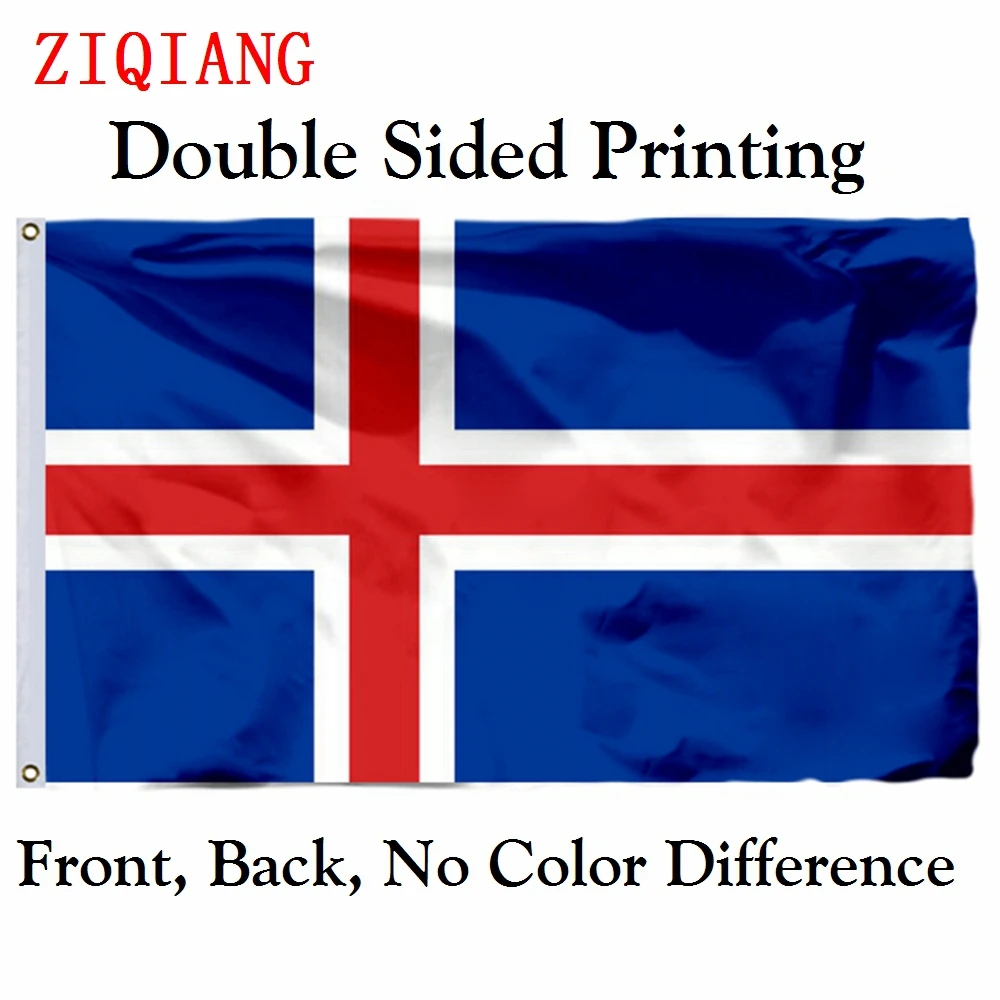 

Iceland 1944 Flag 3x5ft Polyester Flying Size 90x150cm Custom High Quality Double Sided Printing Banner