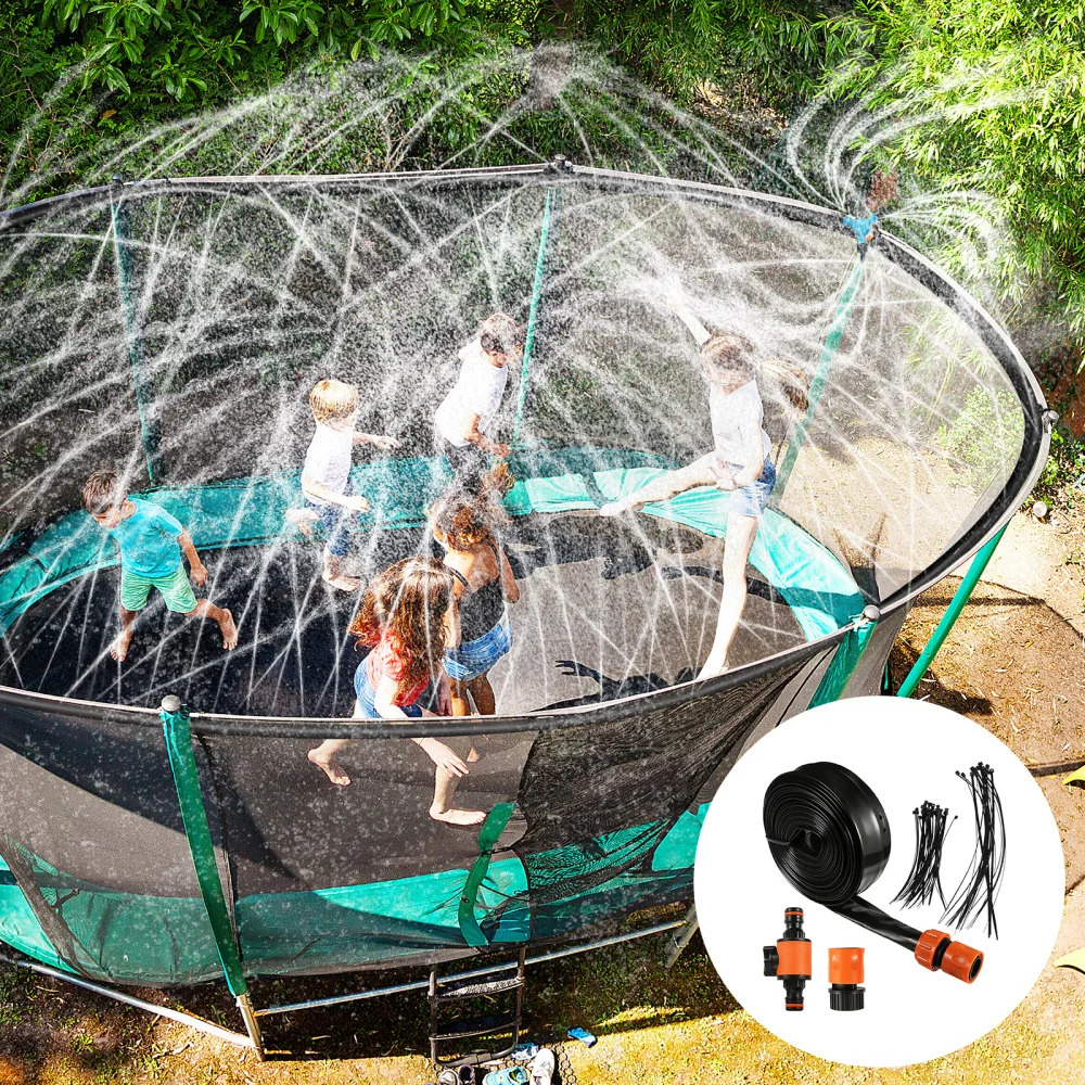 

1 Set 12M Yard Water Park Water Sprinkler Trampoline Sprinkler Trampoline Tool