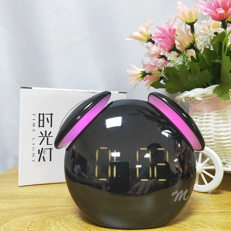 Светильник для времени лампа часов Ночной светильник цветной RGB светодиодный