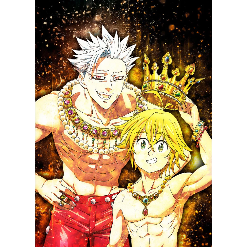 5d алмазная живопись, настенное искусство, ручная работа, семь смертных ...