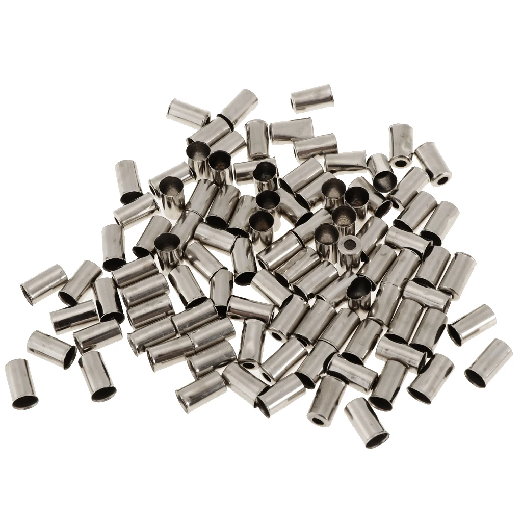 

100pcs 5mm Bicycle Brake Inner Cable Tips Wire End Caps Line Pipe Protective