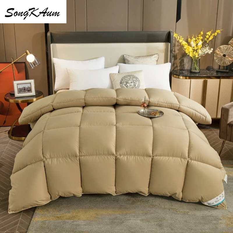 SongKAum новый стиль 95% белый гусиный/утиный пух пододеяльники высокое качество