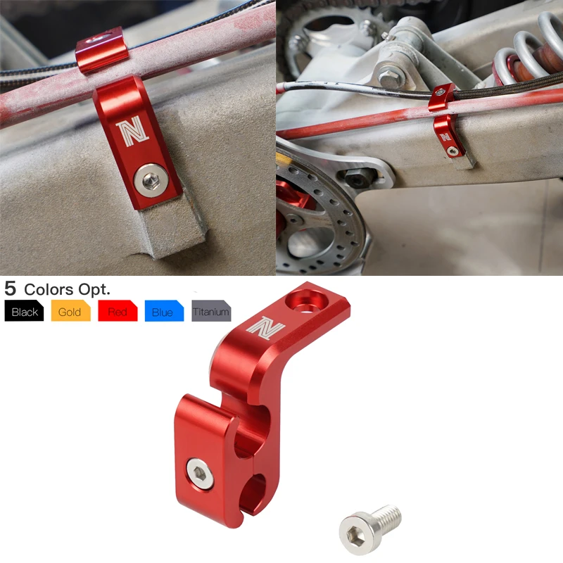 Направляющая шланга для переднего тормоза Yamaha RAPTOR 700 NICECNC держатель зажима 700R GYTR