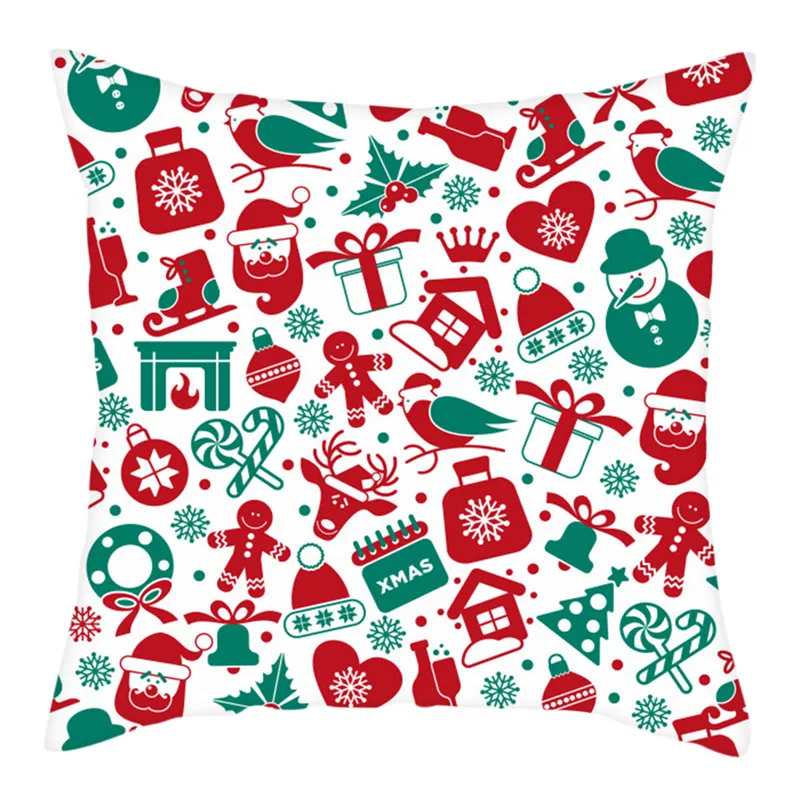 Рождественский подарок Fuwatacchi чехол для подушки новогодние носки декоративная