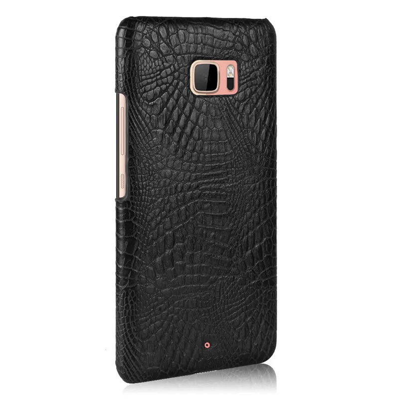 Для htc U Ultra Case 5 7 Роскошный чехол из искусственной кожи жесткий пластиковый для