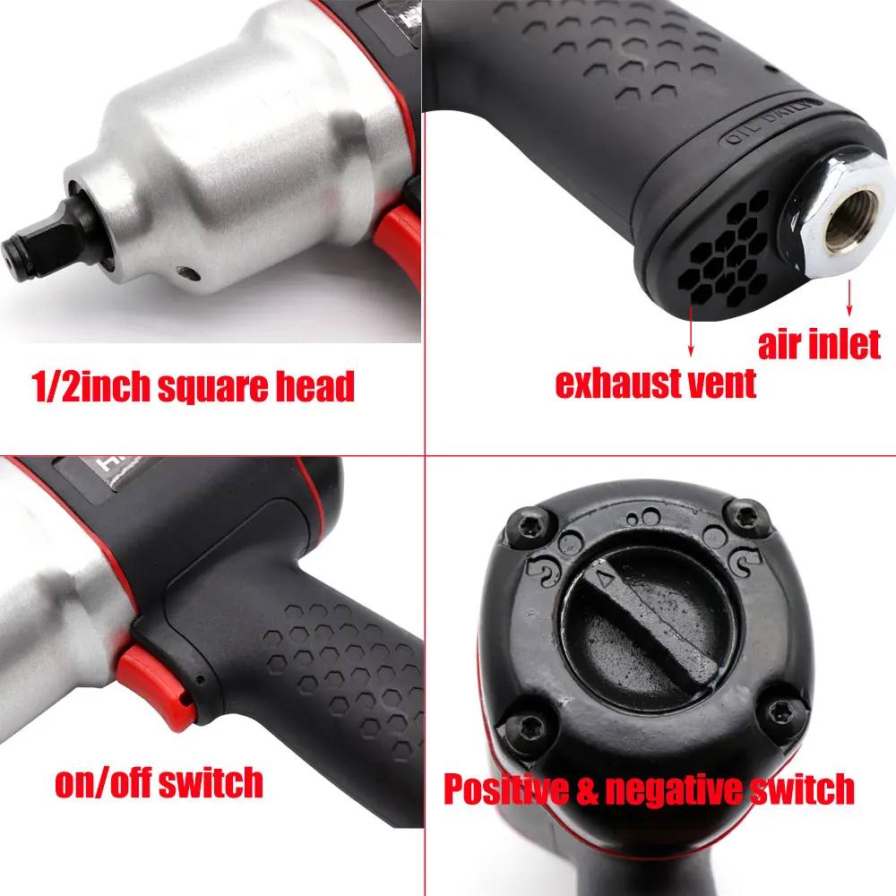 Пневматический гаечный ключ 1/2 дюйма снятие покрышек Н · м | Инструменты