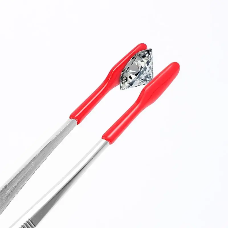 

1Pc Stainless Steel Stamp Tweezer Practical Cash Tweezer Anti-static Stamp Nipper