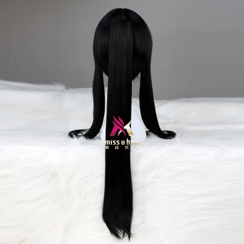 Новинка синтетический длинный черный парик Д. Грей-мен Yu Kanda для косплея