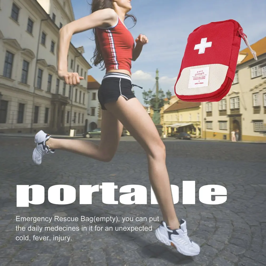Мини сумка для аптечки прочная кемпинга дома выживания портативный чехол