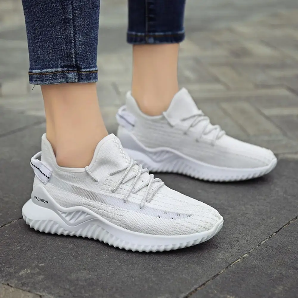 Женская обувь на плоской подошве Повседневная дышащая для отдыха сетчатые