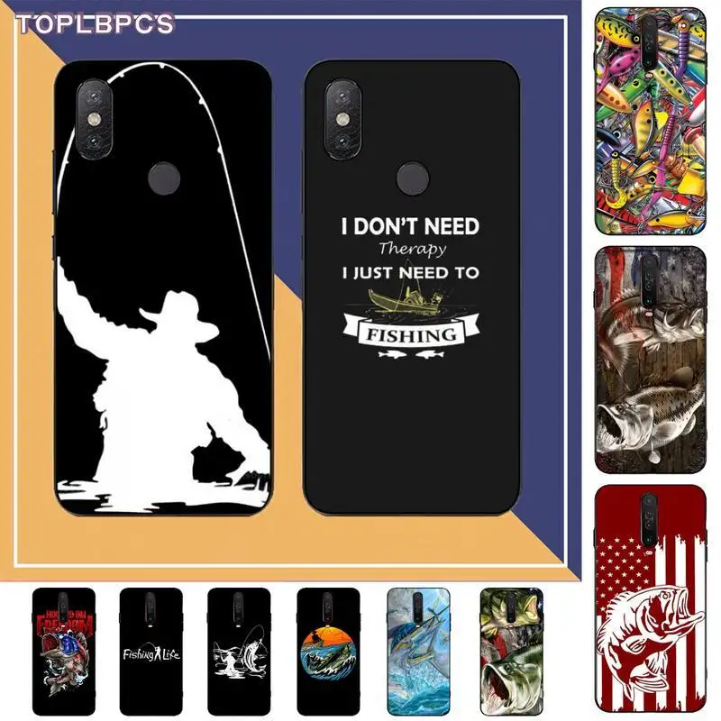 TOPLBPCS Рыбалка Go Fishing Роскошный чехол для телефона RedMi note 9 4 5 6 7 5a 8 pro max 4X 5A 8T|Бамперы| |