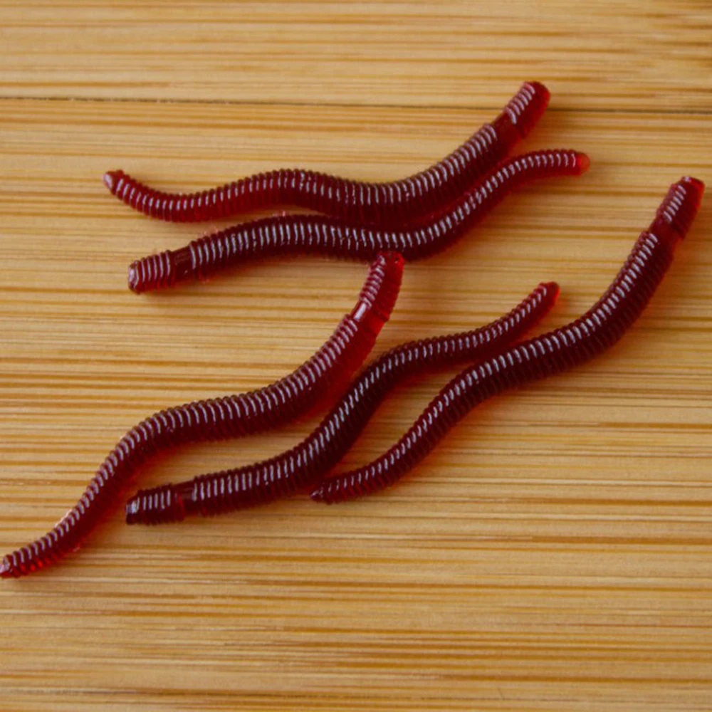 

100/200/300 Artificial silicone buns Rubber bait of fish worms Soft bait Fishery smell shrimp additive low carp face