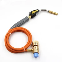 mapp gas anaerobic welding torch with hose refrigeration maintenance air conditioner refrigerator copper pipe welding