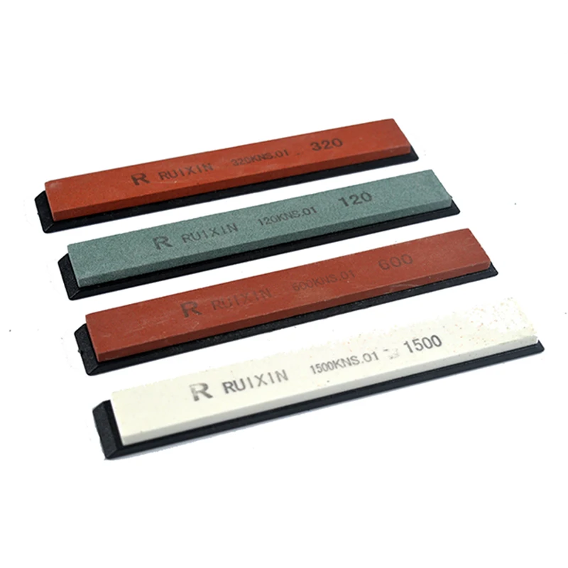 

Камни точильные Ruixin Pro RX800, 120 + 320 + 600 + 1500, 4 шт.