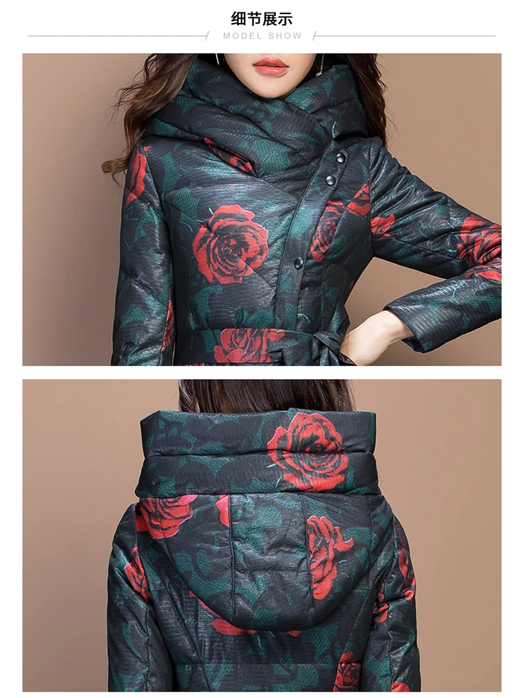 KMETRAM женский пуховик Зимнее пальто женская одежда 2020 модная винтажная длинная