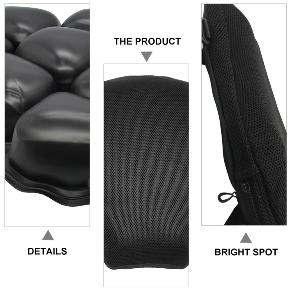 

1pc Useful Motorcycle Seat Pad Anti-slip Seat Cushion Inflatable Cushion