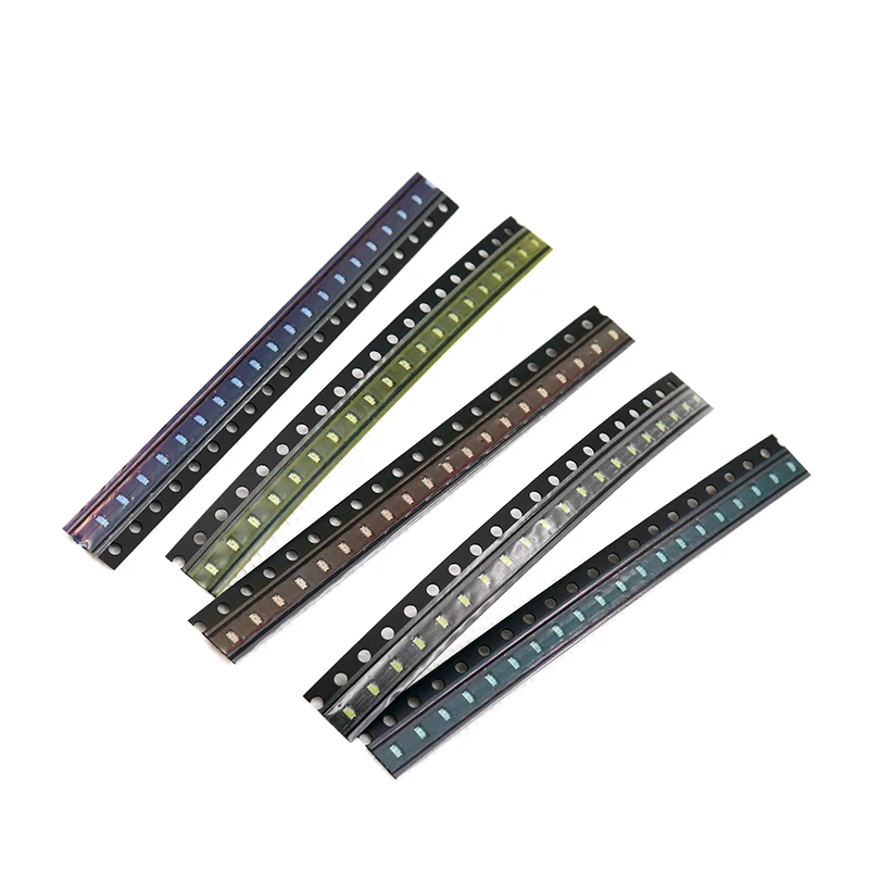Комплект светодиодов SMD 100 5 цветов X 20 шт. = 0603 красный/зеленый/синий/желтый/белый