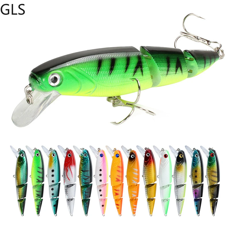 10 5 см 14G шарнирные рыболовные приманки плавающий воблер типа Минноу Пластик