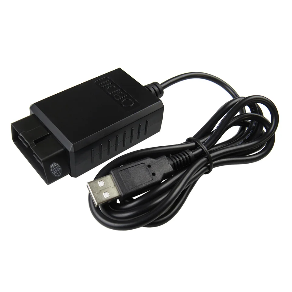 Диагностический сканер ELM327 с USB интерфейсом OBD2 V1.5 ELM 327 в 1 5 OBD 2 автоматический - Фото №1