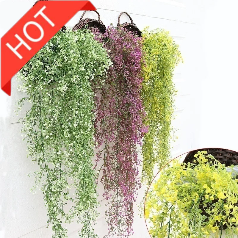 1 шт. 120 см искусственных листьев плюща Пластик растений висит гирлянда Vine