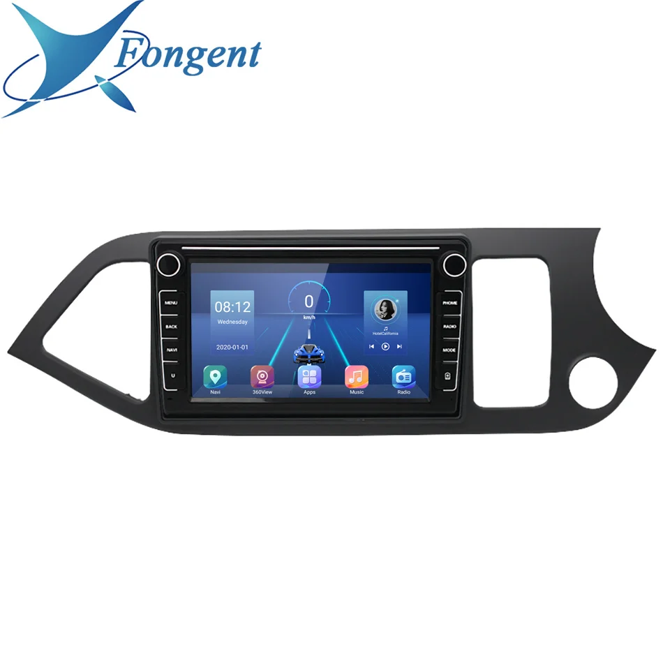 

Car Android Gps Navigation Player For 2011 2012 2013 2014 KIA PICANTO Morning Radio Multimedia Stereo WiFi 6GB 128GB 8 CORE IPS