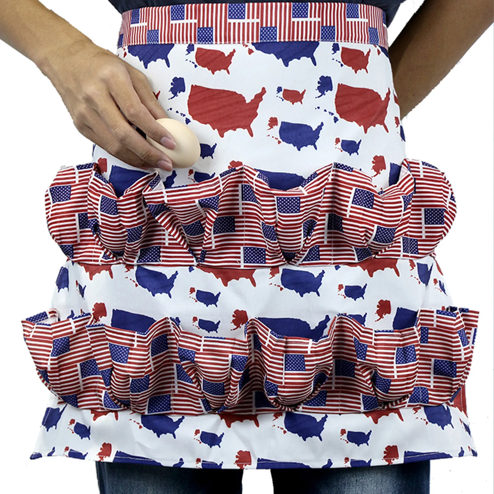 Кухонный Фартук коллекция яиц фартук для фартука с 12 карманами держатель куриных