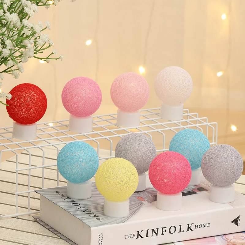 Хлопковая настольная лампа шар ночник в виде свечи предложение брак признание