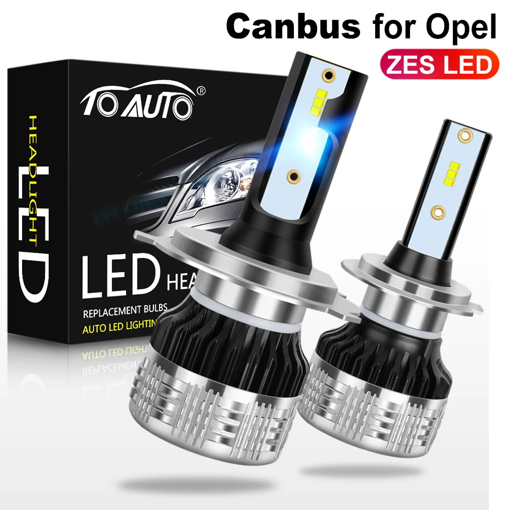 

2pcs Canbus ZES LED H1 H3 H4 H7 H8 H11 HB3 9005 HB4 9006 H27 880 881 LED Headlight Bulbs 9012 Auto Lamp Error Free 12V 6000K