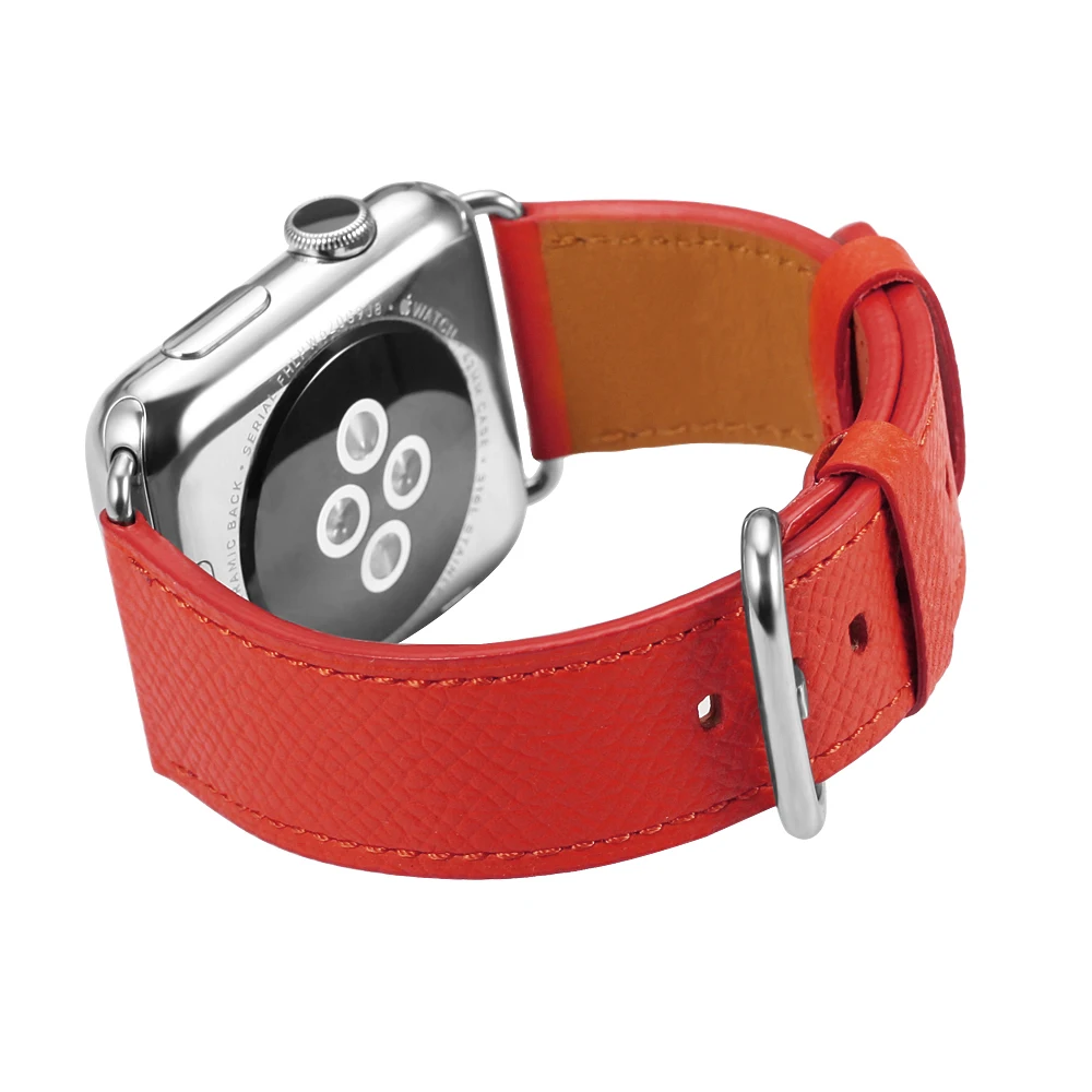 iStrap Genuine Leather Vintage Loop Strap for Apple Watch Band Iwatch 3/2/1 Replacement Bracelet