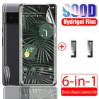 Гидрогелевая пленка для google pixel 6 pixel6 pro 6pro pixel6 pro, защитная пленка для переднего экрана, не стекло, 6 в 1