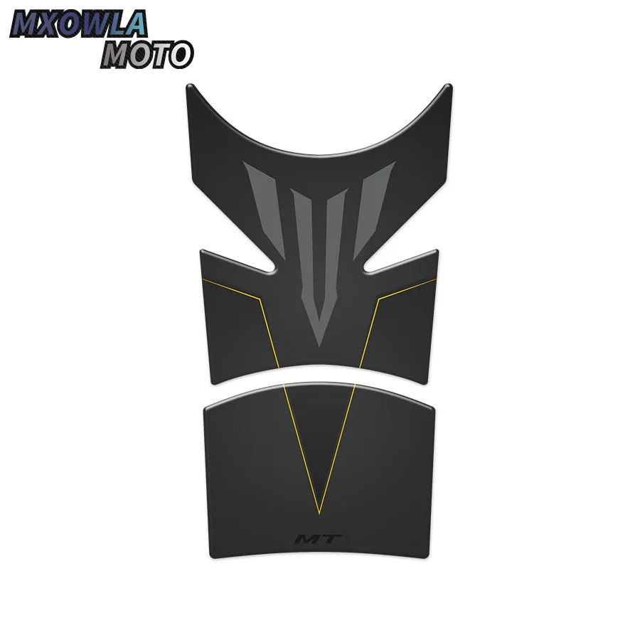 Motorcycle Tank Pad Protector Decal Stickers - 3D Carbon Look, Compatible with MT01, MT03, MT09, MT10 - 3 Colors image 3