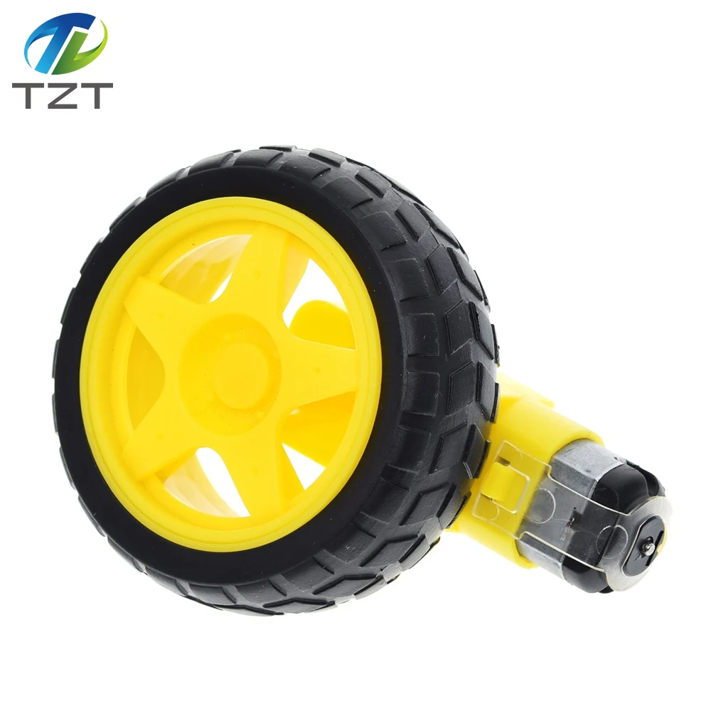 Двигатель замедления постоянного тока + поддерживающие колеса a/умное