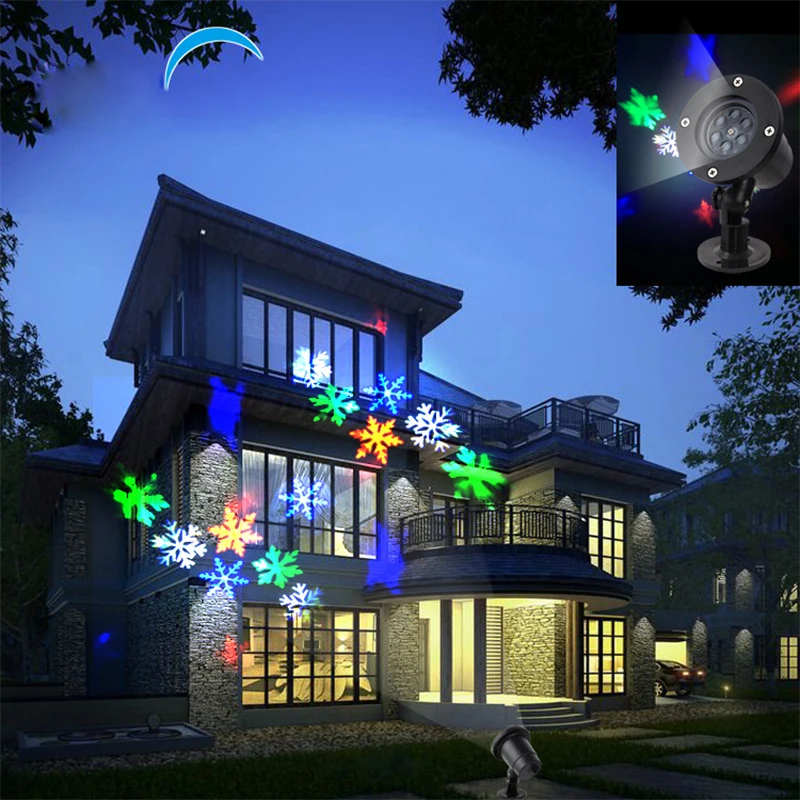 

Мобильный лазерный проектор в виде снежинок, пейзаж, красный и зеленый свет, Рождественская вечеринка, светодиодный сценический светильник...