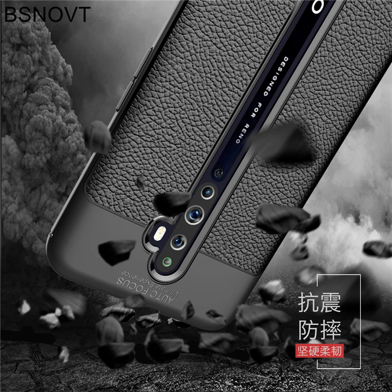 for oppo reno2 f case soft silicone leather anti knock phone case for oppo reno2 f cover for oppo reno 2 f 2f case 6 5 bsnovt free global shipping