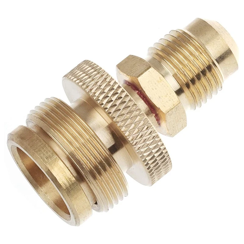 1LB Portable Propane Regulator Adapter 1in-20 Male Throwaway Cylinder Thread to 3/8in Flare (5/8in-18UNF) Fitting | Обустройство дома