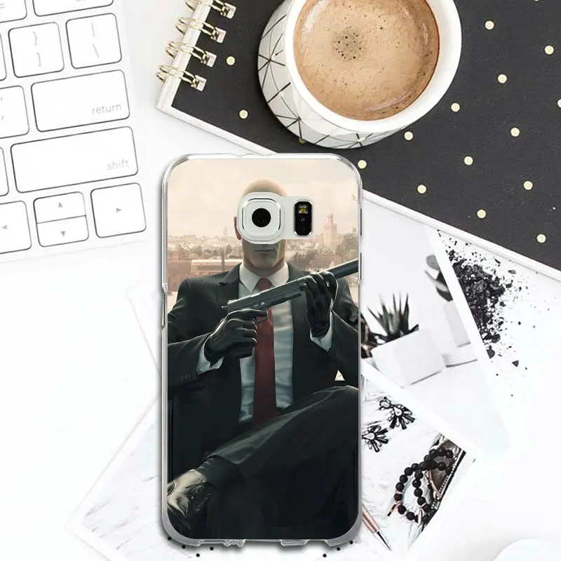Hitman 2 Agent 47 Soft TPU Phone Case for Samsung Galaxy S2 S3 S4 S5 Mini S6 S7 Edge S8 S9 S10 Plus Lite Note 8 9 Coque Fundas |