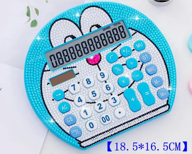 12-bit diamond solar cute fashion cartoon calculator clearing with pen and notebook computing Calculadoras | Компьютеры и офис