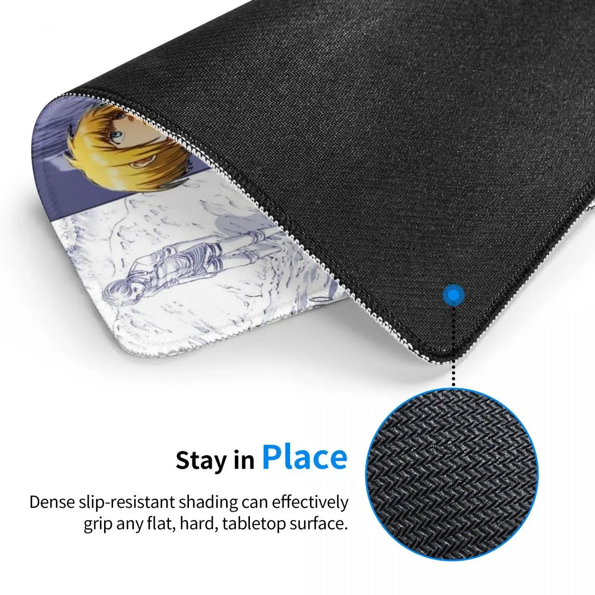 Игровой коврик для мыши Armin атака на Титанов настольные коврики из японского