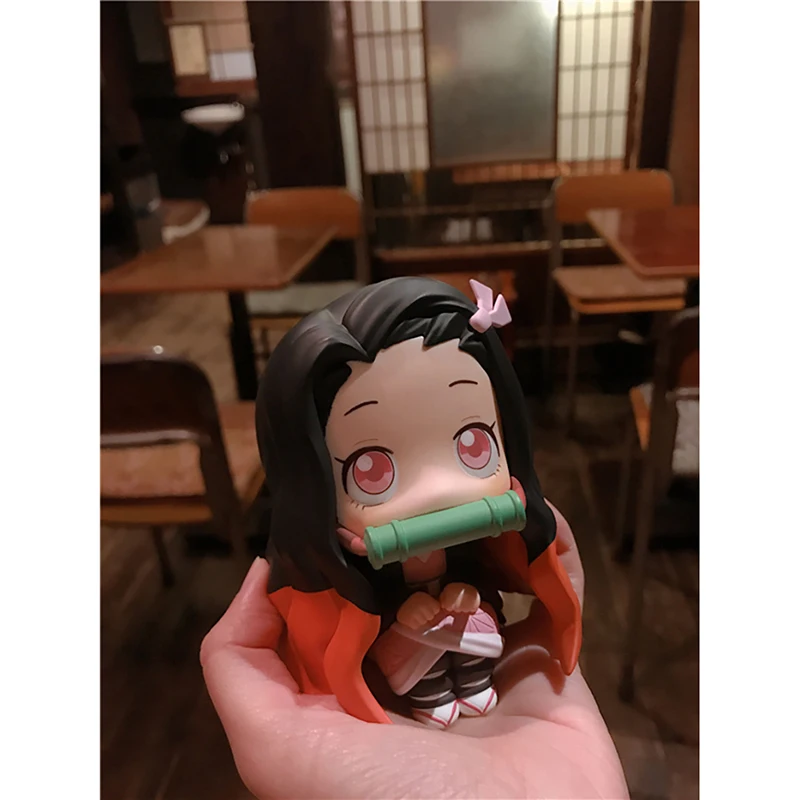 

Original Megahouse Figures Look Up Demon Slayer Anime Figure Kamado Tanjirou Nezuko Q Version Collection Action Figure Kids Toys