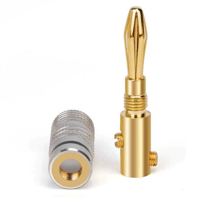 Plated Cross Banana Plug Pure Copper Aluminum Shell | Электроника