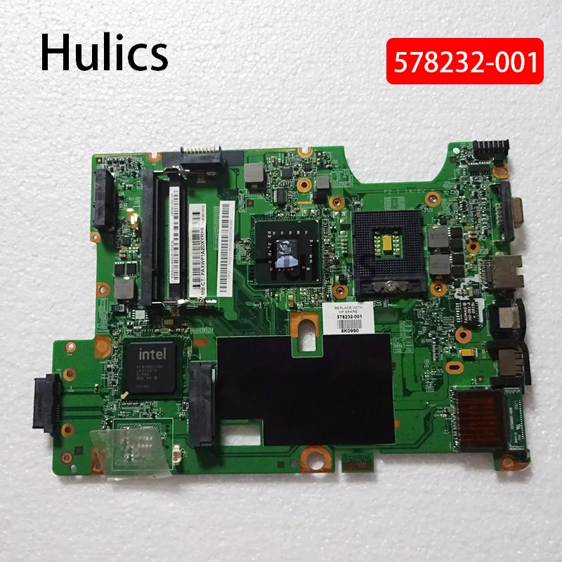 

Hulics Original 48.4FQ01.011 578232-001 For HP Compaq CQ60 G60 Laptop Motherboard GL40 DDR2