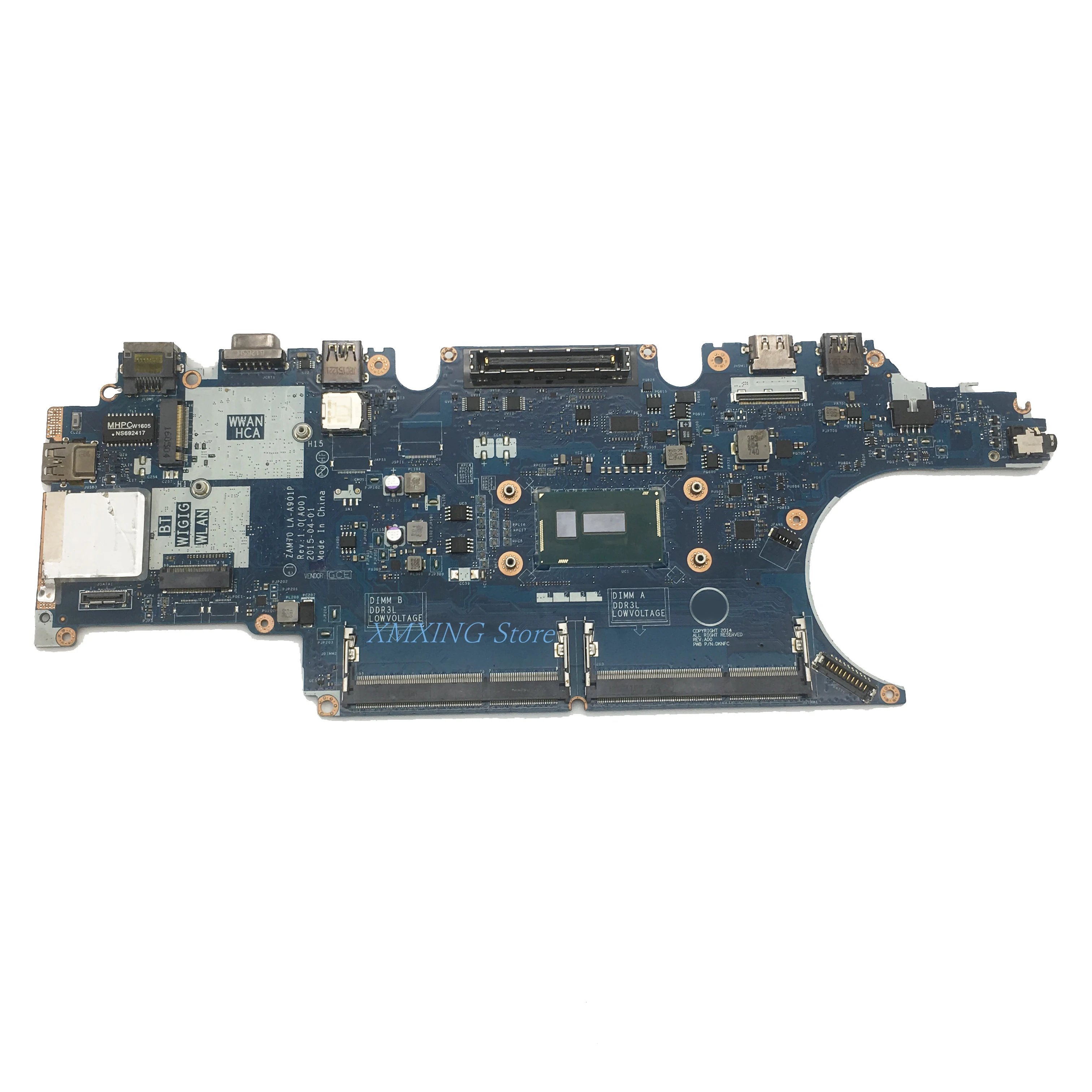 FULCOL для DELL Latitude E5450 Материнская плата ноутбука Процессор I5 LA A901P CN 0C7K68 0X4VXX C7K68