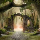Реквизит для фотостудии фон для фотосъемки очаровательный сказочный лес пейзаж Виниловый фон детский день рождения украшение